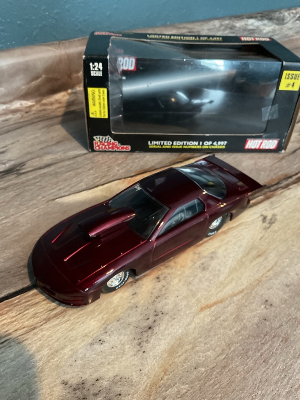 Racing Champions Hot Rod 1:24 Diecast Issue#4,  Drag Car  LTD Edition